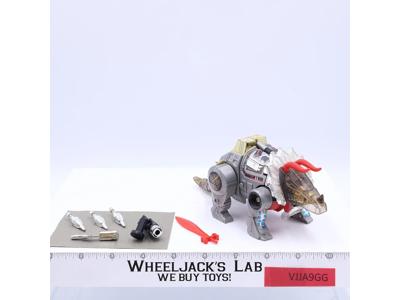 Slag 100% Complete 1985 Vintage G1 Transformers Triceratops Action Figure