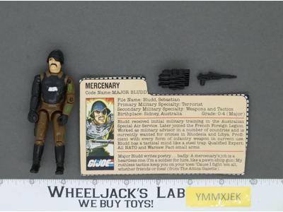 Major Bludd V1 100% Complete 1983 G.I. Joe Hasbro Vintage Action Figure
