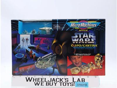 #65811 C-3PO / Cantina Star Wars Micro Machines 1994 Galoob Playset NEW SEALED
