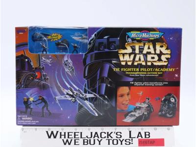 #65694 Tie Fighter Pilot/Academy Star Wars Micro Machines 1996 Galoob NEW SEALED