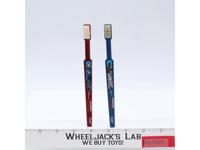 Set of 2 Toothbrushes Luke Skywalker & C-3PO R2-D2 Solo Star Wars 1983 Oral-B