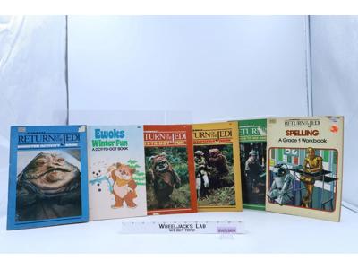 Star Wars Return of the Jedi Ewoks Coloring Activity Books LOT of 6 1980s