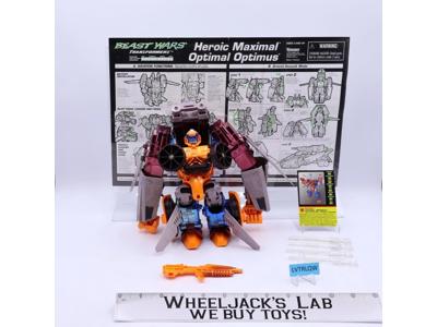 Optimal Optimus 100% Complete Transmetals 2 Transformers Beast Wars 1998 Hasbro