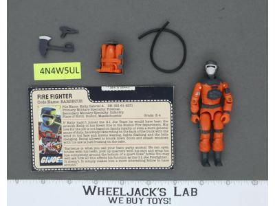 Barbecue V1 100% Complete G.I. Joe 1985 Hasbro Vintage Action Figure