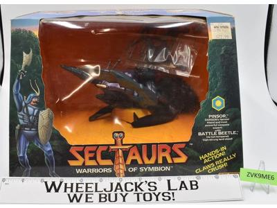 Pinsor W/Battle Beetle Sectaurs Warriors of Symbion 1984 Coleco NEW MIB