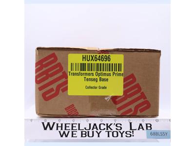 Optimus Prime Tenseg Base Transformers BBTS Collector Grade Hasbro NEW SEALED
