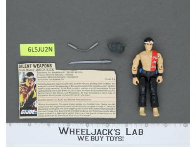 Quick Kick V1 100% Complete G.I. Joe 1985 Hasbro Vintage Action Figure