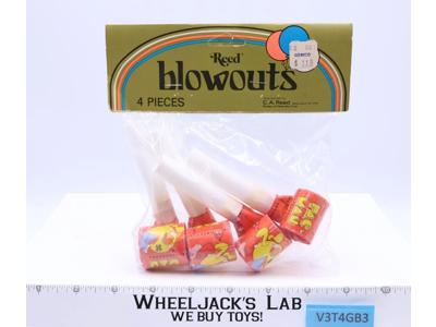Pac-Man Party Blowouts 1982 C.A. Reed Vintage SEALED NEW