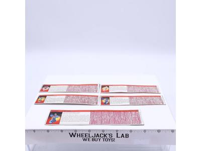 Defensor Lot of 5 Action Figure Tech Specs 1986 Vintage Hasbro G1 Transformers