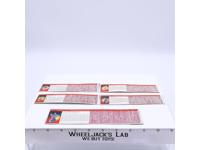 Defensor Lot of 5 Action Figure Tech Specs 1986 Vintage Hasbro G1 Transformers