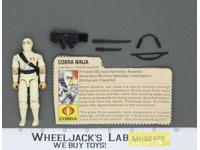 Storm Shadow V1 100% Complete G.I. Joe 1984 Hasbro Vintage Action Figure