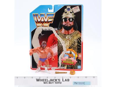 Macho Man King Randy Savage W/CARDBACK 100% Complete 1991 WWF Wrestling