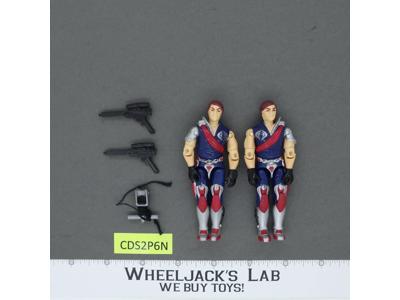 Tomax & Xamot V1 100% Complete G.I. Joe 1985 Hasbro Vintage Action Figure