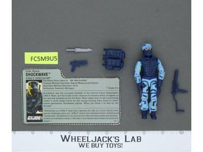 Shockwave V1 100% Complete G.I. Joe 1988 Hasbro Vintage Action Figure