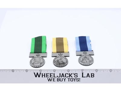 Lot of 3 Star Wars Epic Battles Medals 2016 Toys R Us Hoth Endor Tattooine