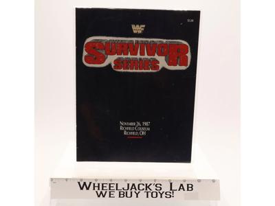 WWF Survivor Series Event Program November 26 1987 ORIGINAL