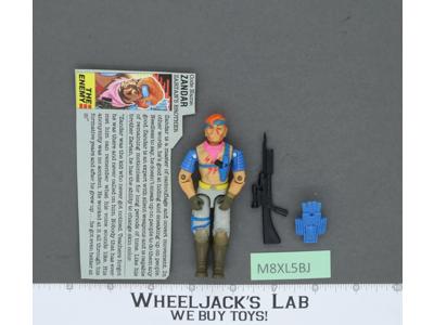 Zandar V1 100% Complete G.I. Joe 1986 Hasbro Vintage Action Figure