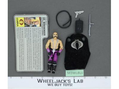 Dr. Mindbender V1 100% Complete G.I. Joe 1986 Hasbro Vintage Action Figure