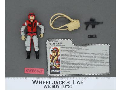 Crazylegs V1 100% Complete 1987 G.I. Joe Hasbro Vintage Action Figure