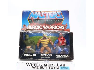 Heroic Warriors Set Masters of the Universe MOTU 1984 Mattel 3-Pack NEW SEALED