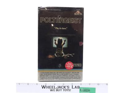 Poltergeist 1982 Big Box VHS Hologram Tape MGM/UA Horror Movie NEW SEALED