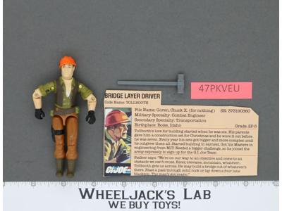 Tollbooth V1 100% Complete G.I. Joe 1985 Hasbro Vintage Action Figure