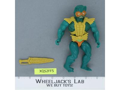 Mer-Man 100% Complete He-Man Masters of the Universe MOTU 1984 Vintage Action.