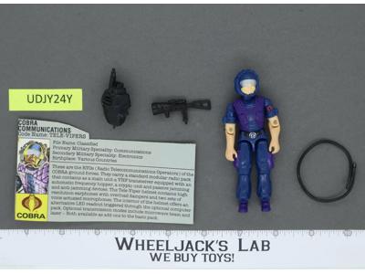 Tele-Vipers V1 100% Complete G.I. Joe 1985 Hasbro Vintage Action Figure