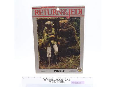 Princess Leia & Wicket Star Wars ROTJ 1983 Craft Master Frame Tray Puzzle