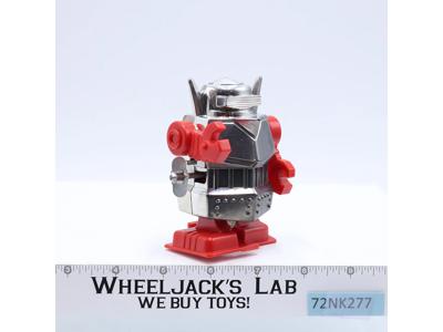 Chrome Wind-Up Robot Hero Toy 1970s Japan 4" Action Figure
