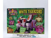 White Tigerzord & White Ranger Mighty Morphin Power Rangers 1994 Bandai NEW MISB