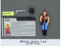 Mercer V1 100% Complete G.I. Joe 1987 Hasbro Vintage Action Figure