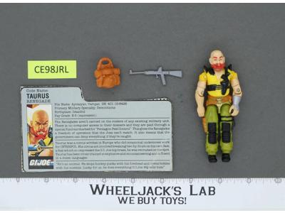 Taurus V1 100% Complete G.I. Joe 1987 Hasbro Vintage Action Figure