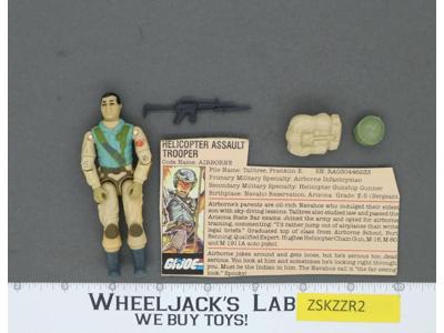 Airborne V1 100% Complete G.I. Joe 1983 Hasbro Vintage Action Figure