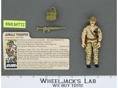 Recondo V1 100% Complete G.I. Joe 1984 Hasbro Vintage Action Figure