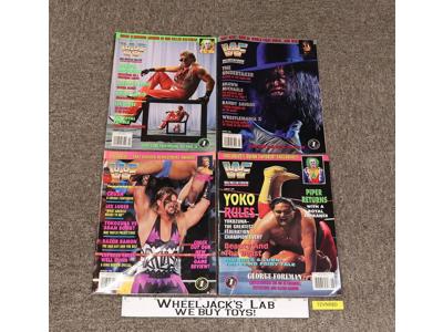 WWF Magazine Lot of 4 Jan Feb Mar Aug 1994 Crush Michaels Undertaker Yoko
