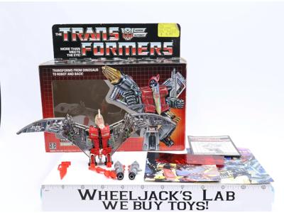 Swoop 100% Complete W/BOX 1985 Vintage Hasbro G1 Transformers Action Figure