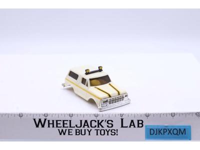 Ford Bronco Truck White Schaper Stomper 4 x 4 BODY ONLY Vintage 1980s