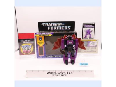 Headmaster Mindwipe 100% Complete W/BOX 1987 G1 Transformers Vintage Figure