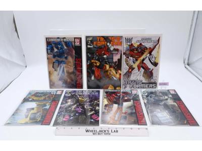 Lot of 7 Transformers Generations Comic Books DW + IDW Combiner Wars