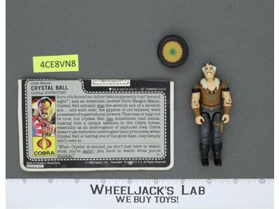 Crystal Ball V1 100% Complete G.I. Joe 1987 Hasbro Vintage Action Figure