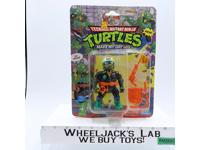 Make My Day Leo Teenage Mutant Ninja Turtle TMNT 1991 Playmates NEW MOSC SEALED