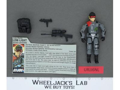 Low-Light V1 100% Complete G.I. Joe 1986 Hasbro Vintage Action Figure