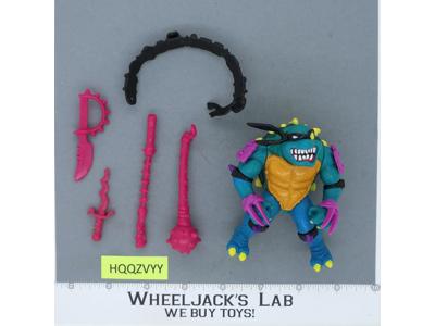 Slash 100% Complete Teenage Mutant Ninja Turtle TMNT 1990 Playmates Vintage