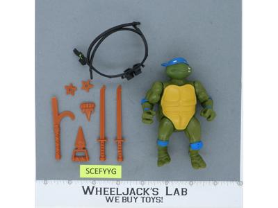 Leonardo SOFT HEAD 100%Complete Teenage Mutant Ninja Turtles TMNT 1988 Playmates