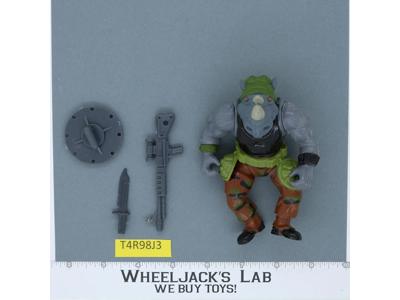 Rocksteady SOFT HEAD 100% Complete Teenage Mutant Ninja Turtles 1988 Playmates