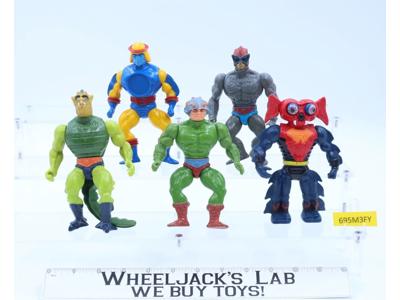 Lot of 5 (#2) He-Man Masters Of The Universe MOTU Vintage 1980s Mattel Figures