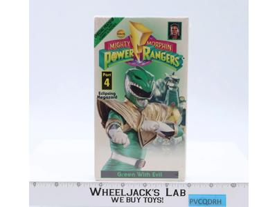 Power Rangers Green with Evil Part 4 Eclipsing Megazord 1994 VHS Tape NEW SEALED