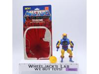 Sy-Klone W/12 Cardback 100% Complete He-Man MOTU 1984 Vintage Action Figure
