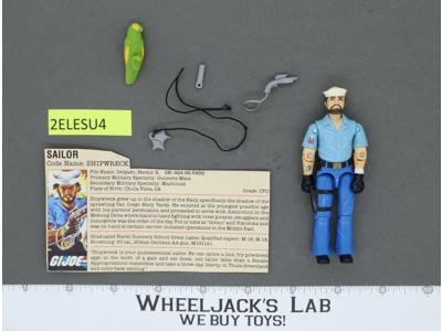 Shipwreck V1 100% Complete G.I. Joe 1985 Hasbro Vintage Action Figure